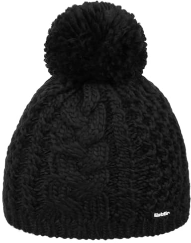 Eisbär Mütze Damen Mütze Antonia Bommel weiß schwarz grau