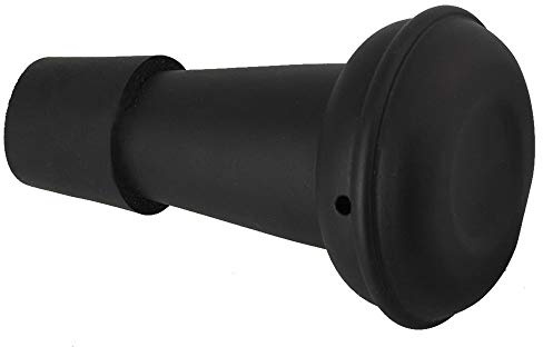 lovermusic Silenciador recto de aluminio negro tipo general para pieza de instrumento musical de trompeta