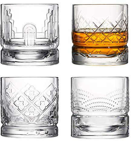 La Rochere Lot de 4 verres à whisky assortis 300 ml