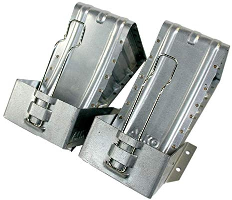 2x Alko Unterlegkeile + Halter Hemmschuh verzinkt 1600 kg 120mm breit UK 36 243.373 244373 244.376 244376