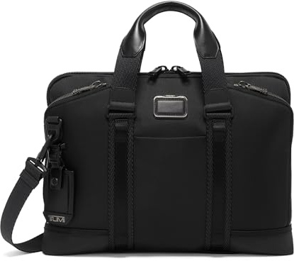 TUMI - Alpha Bravo Academy Brief - Compact Laptop Briefcase - Travel Laptop Bag - 11.8 X 15.5 X 2.0 - For 15 Laptop - Black