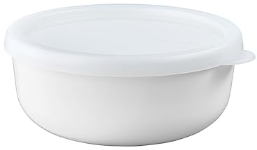Mepal – Aufbewahrungsbox Kuchen Lumina – Frischhaltedosen mit Deckel für Kühlschrank, Gefrierschrank, Dampfgarer & Mikrowelle – Mikrowellenschüsseln mit Deckel – 750 ml – White