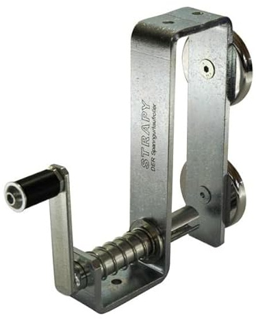STRAPY® DER Spanngurtaufroller mit Neodym-Magneten & Edelstahlhalteplatte | Lange Spanngurte in kürzester Zeit aufrollen, manuell, ohne Strom, ohne Akku, an jedem Ort