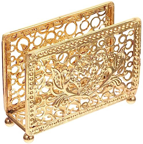 Zerodeko Porte Serviette Métal Vintage Décoratif pour Table Support Vertical Élégant pour Serviettes De Table Cuisine Salle À Manger Et Événements