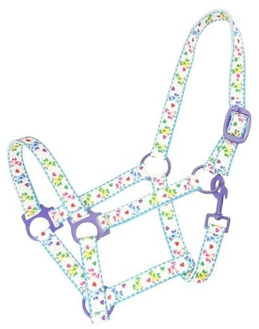 Brama West Halfter Pony Love Pferdehalfter Pony Shetty Stallhalfter Weidehalfter, Gr. Cob