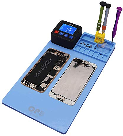 Machine de séparation d'écran LCD pour Smartphone, Outils de réparation de téléphone Portable Ensemble de plaques chauffantes, 30x17x3.7cm Tapis de réparation électronique Poste