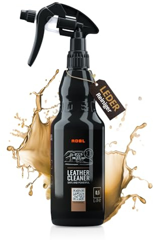 ADBL Leather Cleaner (500ml) - Hochwirksamer Lederreiniger - Entfernt Fett ohne Austrocknung - intensive Reinigung von Leder - Sicher für alle Lederoberflächen - Glattleder, Kunstleder, Veganes-Leder