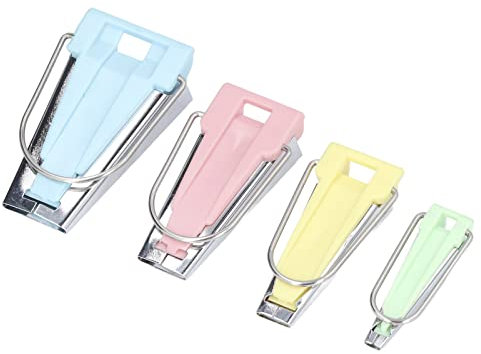 Bias Tape Maker Supplies Crimper Tools Pull 4Pcs Haushalts-Schrägbandmacher