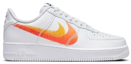 Nike air Force 1 01 fj4228 100 (White orange, EU Schuhgrößensystem, Erwachsene, Numerisch, M, 44.5)