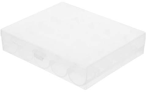 DIYEAH 4pezzi Scatola Organizer per Cucito in Plastica Trasparente con Scomparti per Bobine di Filo Organizzatore per Filo da Ricamo e Forniture Artigianali Scatola Portarocchetti per Art