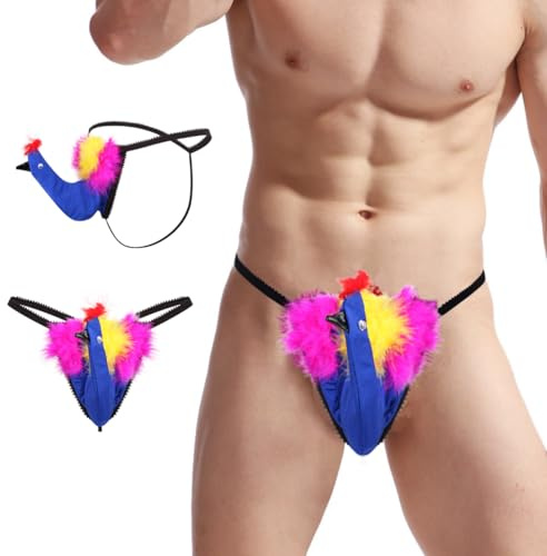 Funny Thongs for Men Low Rise G-string Panties Hot Christmas Pouch Underwear Underpants Mankini Male Briefs Boxers Shorts Tangas | sexy underwear underpants briefs boxers shorts tangas mankini cosplay accessory for Halloween Carnival Valentines Christmas