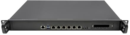1U Firewall Appliance, PFSense, OPNsense, VPN, Network Security Rackmount Hardware, I5 3210M, RZ02, 6 x 2.5GbE 226-V LAN, 4 x SFP, Console, 2G RAM, 32G SSD