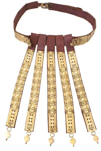 Battle-Merchant Balteus, romerskt legionärt bälte – Cingulum, BRUN, One size
