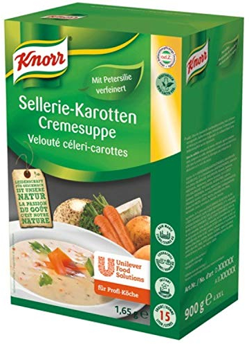 Knorr Sellerie-Karotten Cremesuppe Trockenmischung (mit Petersilie verfeinert) 1er Pack (1 x 1,65 kg)