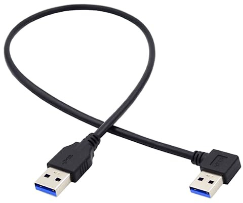 chenyang USB 3.0 Kabel USB 3.0 Typ A 90 Grad rechtwinklig Verlängerungsdatenkabel 40cm