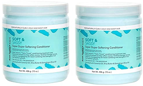 Aunt Jackie's Mädchen-weiche und Sassy SuperDuper Enthärtung Conditioner 15 oz (2er Pack)