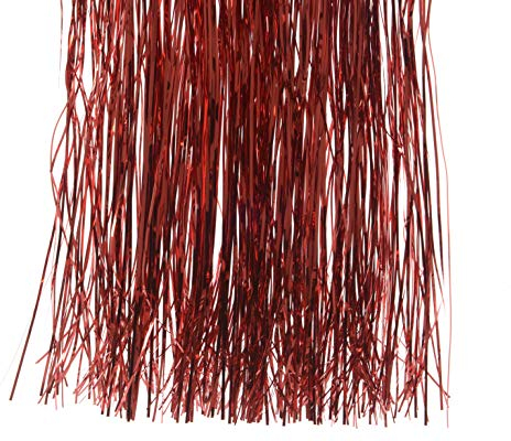 5pz. Lametta 20 x 105 cm rot