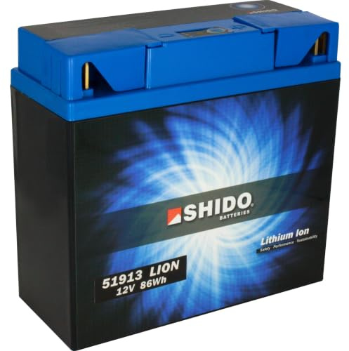 SHIDO 51913 LION -S- Batterie Lithium, Ion Blau (Preis inkl. EUR 7,50 Pfand)