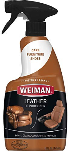 Weiman 323 16 Fl Oz Leather Spray Leather Cleaner & Conditioner, 16 fl oz