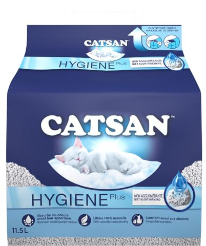 Catsan – Catsan Hygiene Plus Katzenstreu – Für Katzen – 11,5 l (x1)