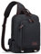 S-ZONE Sling Backpack for Men with Chest Pocket 13 Shoulder Bag Shoulder Bag Shoulder Bag Backpack, dark grey, M, One size