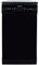 electriQ 10 Place Slimline Freestanding Dishwasher - Black