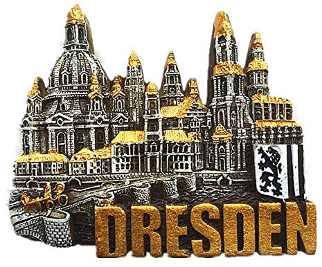 3D Dresden Deutschland Kühlschrankmagnet Souvenir Geschenk Heim & Küche Deko Magnetaufkleber Deutschland Kühlschrankmagnet Reise Souvenir Geschenk