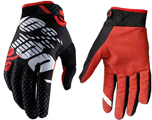 Gants VTT Moto Cross Hiver Pour Vélo Équitation - Gants d'Hiver Pour Hommes Main - Black, L