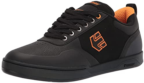 Etnies Men's Culvert Low Top Michelin Rubber Mountain Bike Shoe Skate, Black/Orange, 9