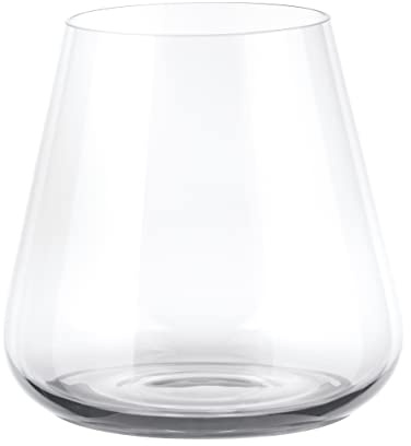 blomus Trinkgläser -BELO- | 4er Set Wassergläser 280 ml | Farbe Clear | Mundgeblasenes Glas | Moderne Trinkgläser für Wasser, Saft & Softdrinks | Klar & zeitlos