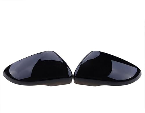 Spiegelkappe Auto Für VW Für Golf Für MK 4 5 6 7 1998-2018 Spiegel Abdeckkappen Glänzend Schwarz Carbon Look Auto Zubehör Rückspiegel kappe (Größe : Fit Golf 6 Black)