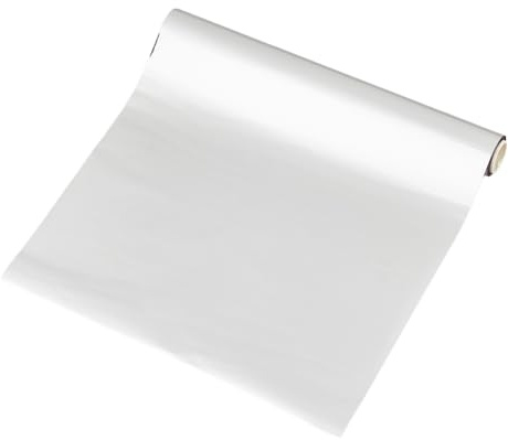 SUPerfINDINGS 8 m/rulle silver värmeöverföringsfolierulle varmfoliepapper 19,3 cm brett överföringsfoliepapper gyllene metalliska stämplingsrullar för folie quill/värmefoliepenna scrapbooking