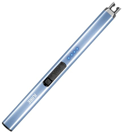 IUIRE Electric Candle Lighter, USB Rechargeable Arc Lighters for Deep Candles Windproof Plasma BBQ Lighter for Camping Gas Hob & Fireplace Flameless Igniter Christmas Stocking Fillers Gifts