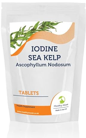 Kelp 500mg Tablets – Natural Iodine Source for Thyroid Support & Metabolism – 60 Tablets