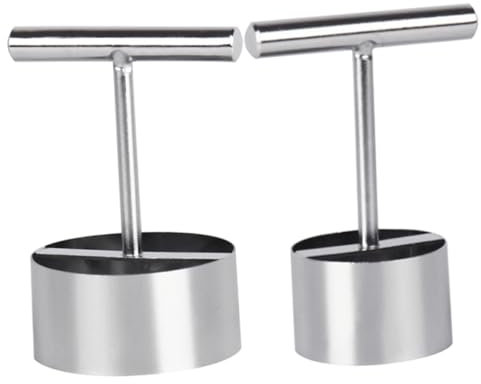 PRETYZOOM 2pièces Outil Dénoyauteur Fruits Acier Inoxydable Résistant Vide-Pommes Et Poires Ergonomique pour Cuisine Maison Extracteur Noyaux Gros Trou Dénoyauteur Facile à Nettoyer Et Utili