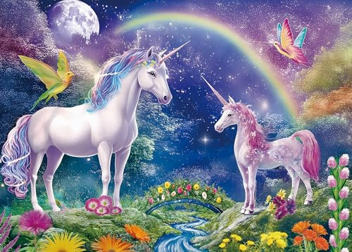 Puzzle 300 Teile für Erwachsene - Fantastisches Einhorn