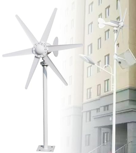 LADECNERHT Kit De Aerogenerador De 800 W, Aerogenerador De Energía Alternativa Gratuita De 12 V/24 V, Controlador, Aerogenerador Mediano, Pequeño, Doméstico.,12V