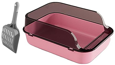 ShengQuanHao , Kitten Toilet, Large Cat Sandbox, Pet Supplies, Cat Litter Container, Cat, Pet Toilet for, Pink