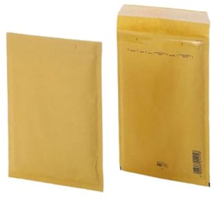 Bong 12218 - Sobre AirPro 5 acolchado con cierre adhesivo (80 g/m², 100 unidades, papel de estraza y polietileno), color marrón