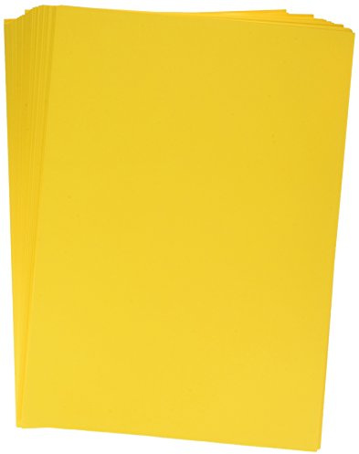 Clairefontaine 1145C - Ries mit 250 Blatt Druckerpapier / Kopierpapier Trophée, DIN A3 (29,7x42 cm), 160g, Sonnenblumengelb intensive Farbe, 1 Ries