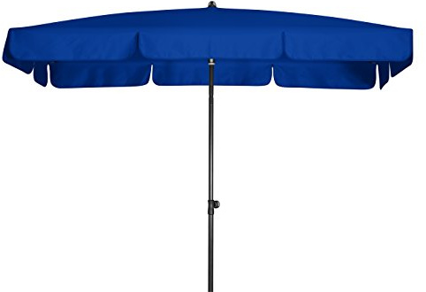 Doppler Waterproof 260x150 Gartenschirm, Dunkelblau | Absolut wasserdicht, UV-Schutz 80
