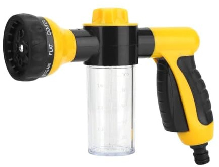 Hochdruckspray Autowaschschaum Wasser Gewehr Reinigungs Werkzeug Waschmaschine 6m(Gelb)