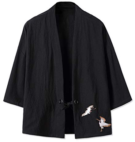 Seidarise Kimono para hombre, ropa tradicional japonesa, cárdigan para hombre, chaqueta Noragi, abrigo Yukata Haori