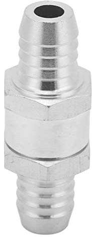Kraftstoff Rückschlagventil Benzin, 14mm Kraftstoff Umkehrventil, Aluminium Kraftstoff Rückschlagventil Auto Vergaser für Benzin Dieselöl Pflanzenöl Wasser