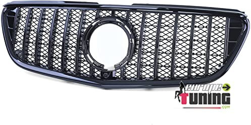 05647 - europetuning - CALANDRE LIGNE AMG GT R PANAMERICANA FULL BLACK COMPATIBLE MERCEDES VITO III W447 PH2 2019