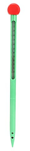 Leftwei Sensor de Temperatura del Suelo, Probador de Suelo Impermeable Digital con Pantalla de Termómetro, Sensor de Sonda de Temperatura de 12,6 Pulgadas para Jardín, Granja, Césped,