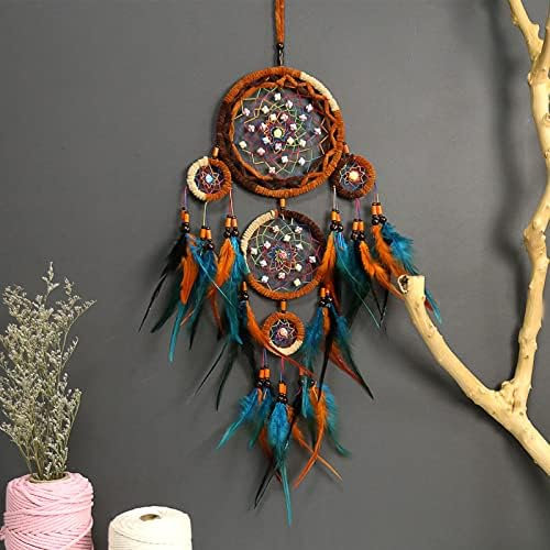 Jauhmui Attrape-rêves bohème fait à la main pour filles et enfants - Cadeau d'anniversaire pour chambre à coucher, mariage, décoration romantique
