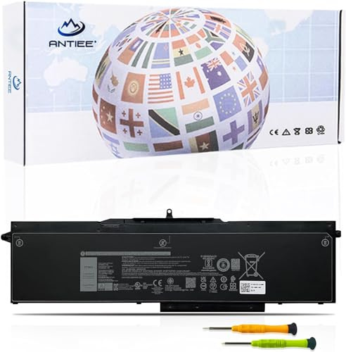 ANTIEE 1FXDH Laptop Akku Kompatibel mit Dell Precision 3541 3551 Latitude 15 5501 5511 E5501 E5511 Series 1WJTO 01WJT0 D191G 0D191G 451-BCNU 451-BCNV 01WJT0 1WJT0 1WJJT0 T0 0D 191G D191G CN-0D191G