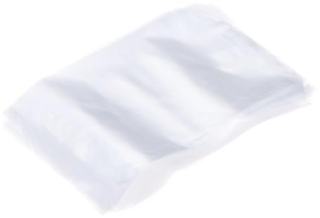 PATIKIL 200 Pcs Sacs Plastiques Poly Transparents Ouverts Plats 4x6 Pouces 2 Mil Sacs D'Emballage Pour Aliments, Maison, Objets De Collection, Pâte À Pain