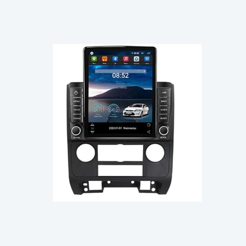 Autoradio Android 11 per Ford Escape 2007-2012, navigatore satellitare, ricevitore audio per auto, supporto CarPlay, Android Auto/radio FM AM/controllo vocale/vivavoce (dimensioni: TS100 4-Core 1G+16G